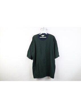 Vintage 90s Wu Tang Clan Wu Wear Mens XL Spell Out Hip Hop Rap T-Shirt Green USA